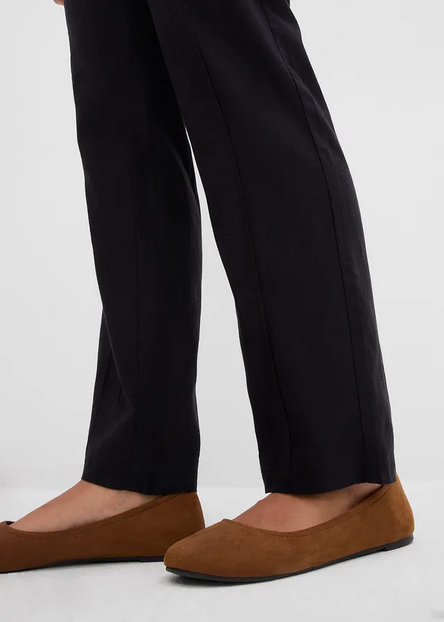 Pantalon en lin mélangé • noir • product-page.page-title-suffix