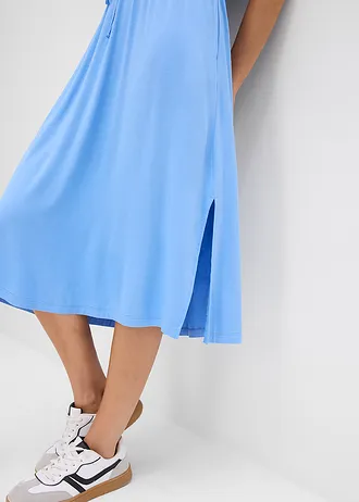 Robe en jersey fluide • bleu moyen • Boutique bonprix