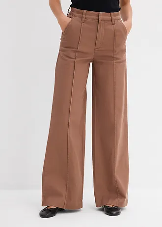 Pantalon en twill • marron • Boutique bonprix