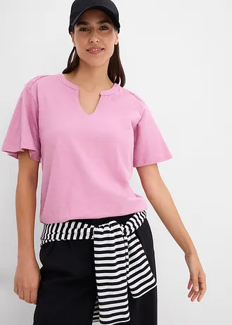 T-shirt tunique • mauve • Boutique bonprix