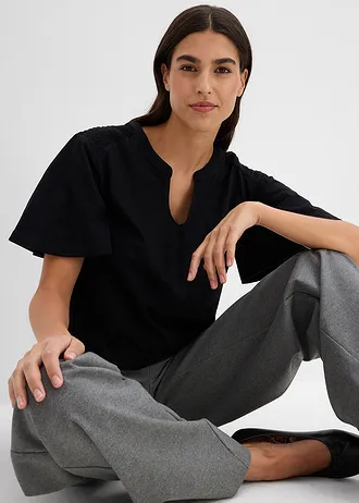 Tunika T-shirtowa • czarny • sklep bonprix