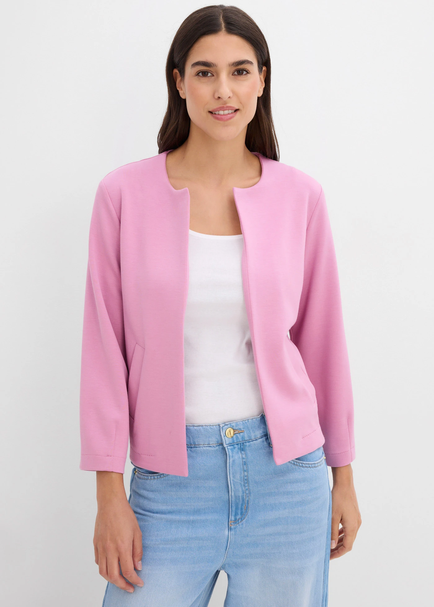 Bluza rozpinana • róż malwowy • sklep bonprix