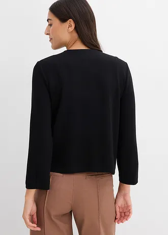 Sweatvest, Kleur: zwart