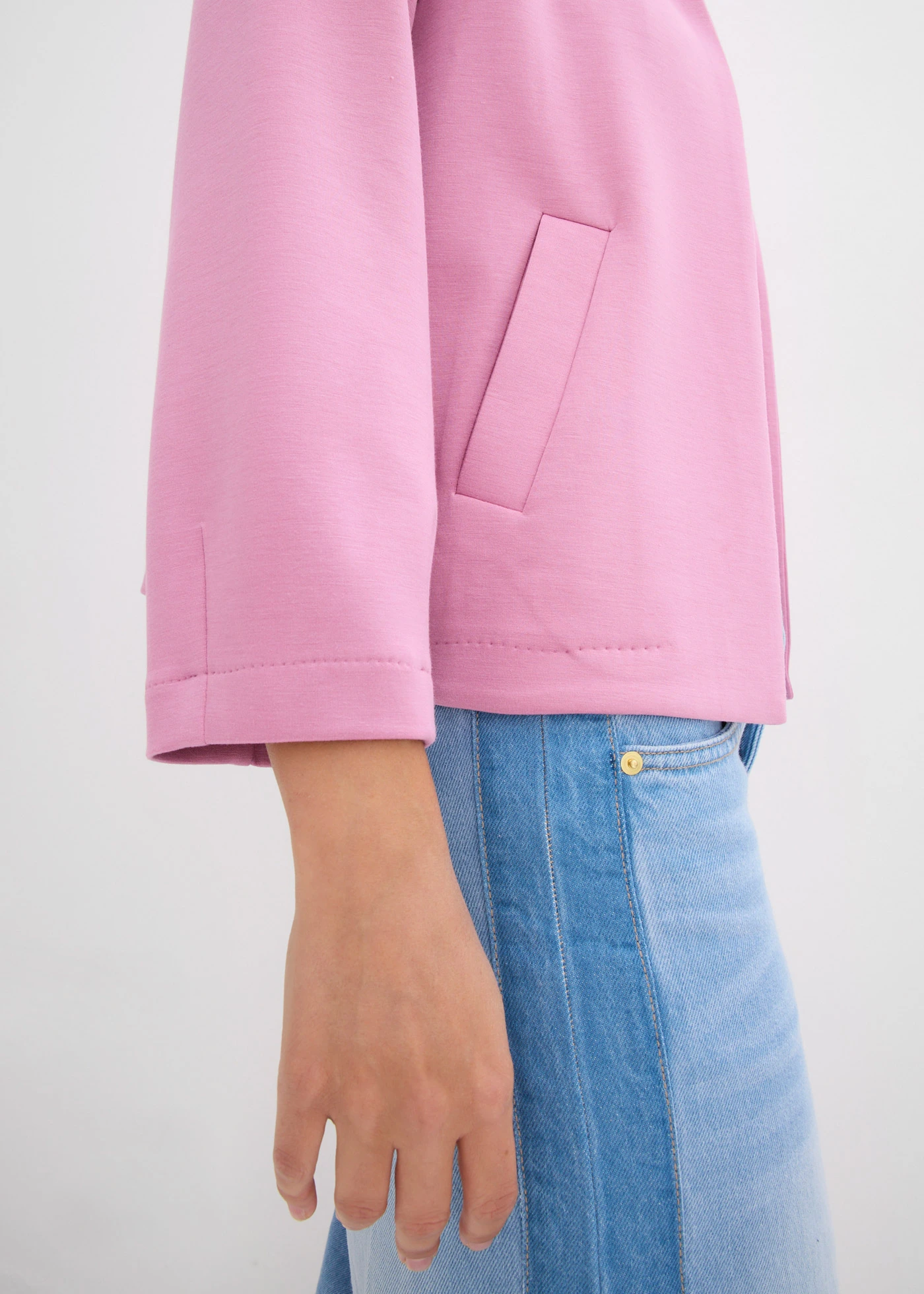 Veste en matière sweat • mauve • Boutique bonprix