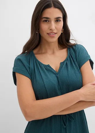 Robe en matière texturée • vert poivre • Boutique bonprix