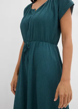 Robe en matière texturée • vert poivre • Boutique bonprix