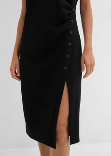 Rochie din tricot cu textură • negru • magazin bonprix