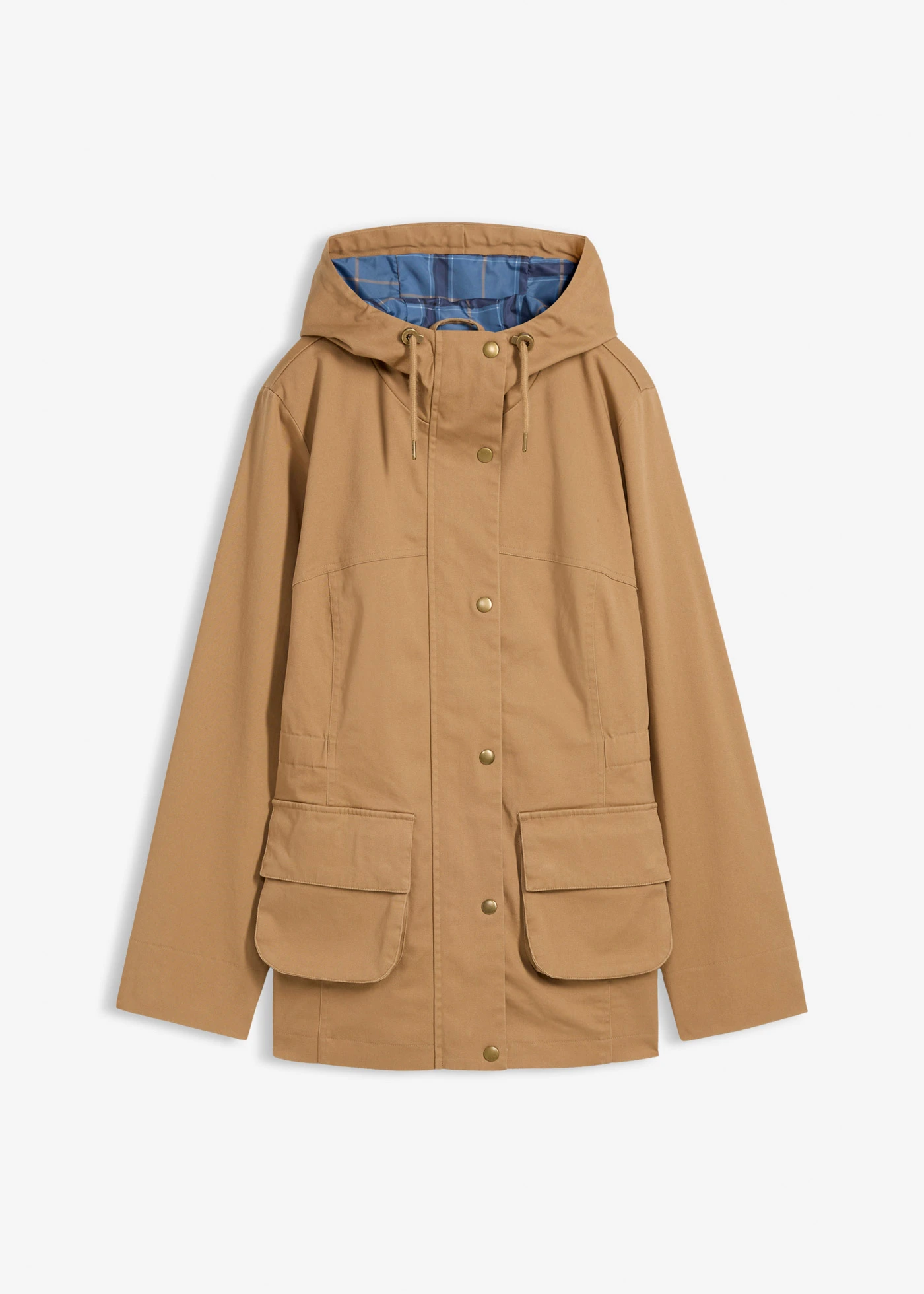 Veste déperlante avec doublure à carreaux • camel mat • Boutique bonprix