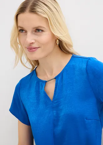 Tunică din satin fin • albastru arctic • magazin bonprix