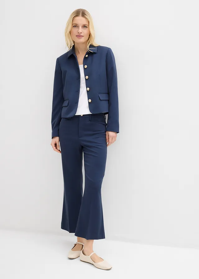 Blazer court, Couleur: bleu foncé