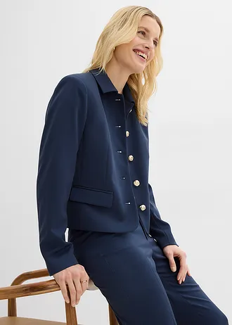 Blazer scurt • bleumarin • magazin bonprix