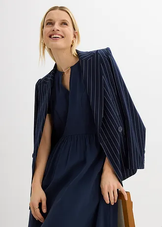 Rochie din amestec fin de viscoză • bleumarin • magazin bonprix