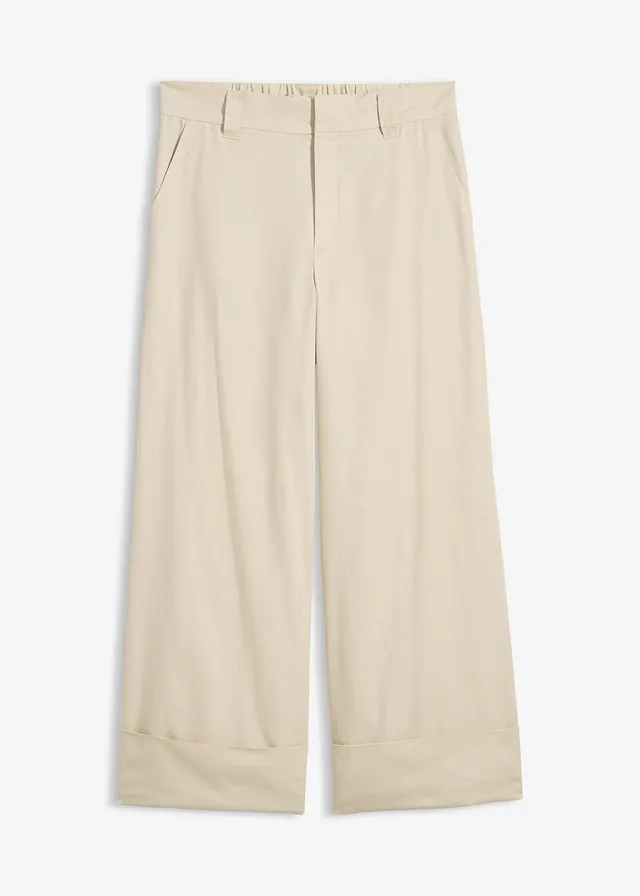 Chino broek van puur biologisch katoen, Kleur: lichtsand