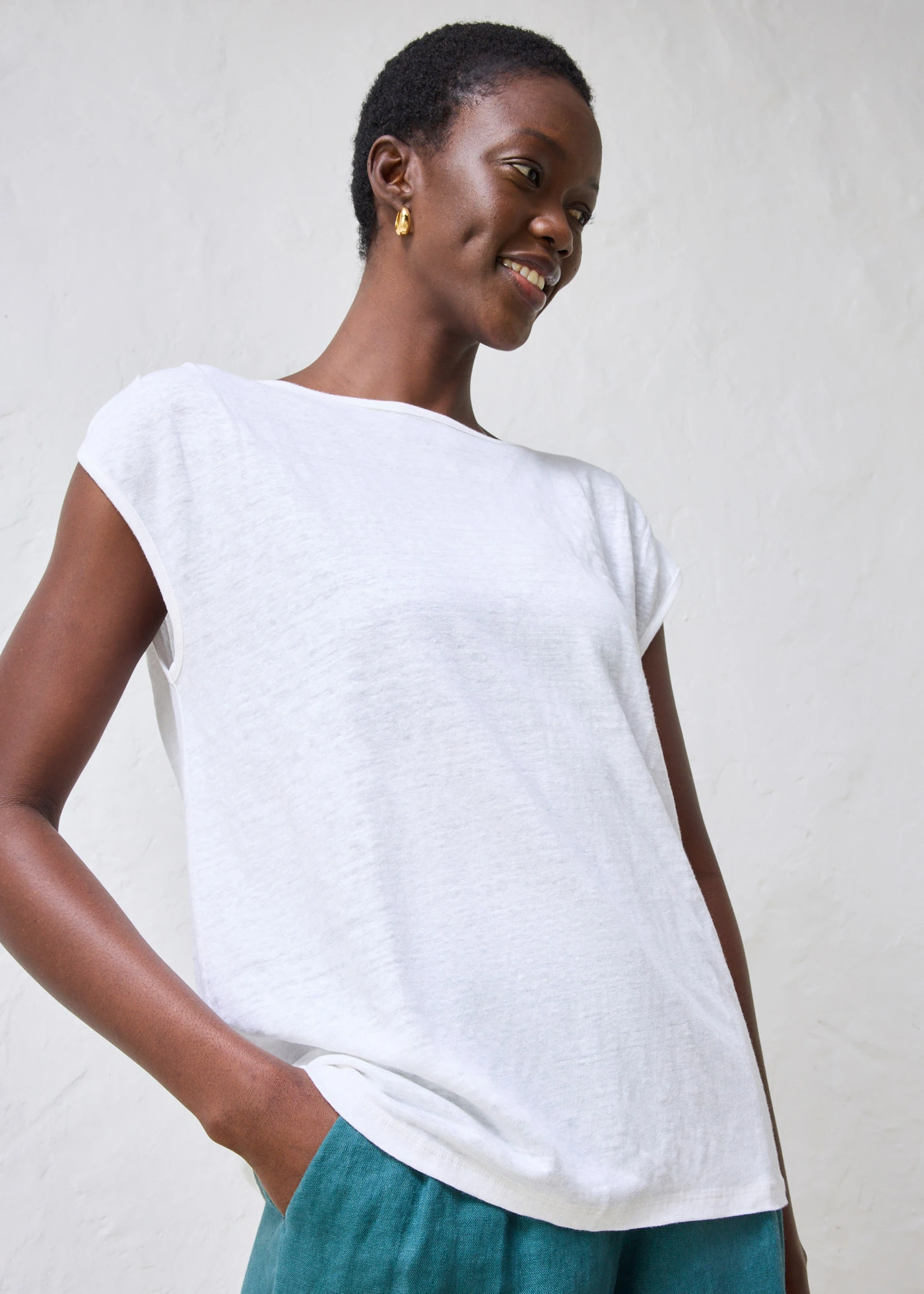 Shirt van puur linnen • wit • bonprix online shop