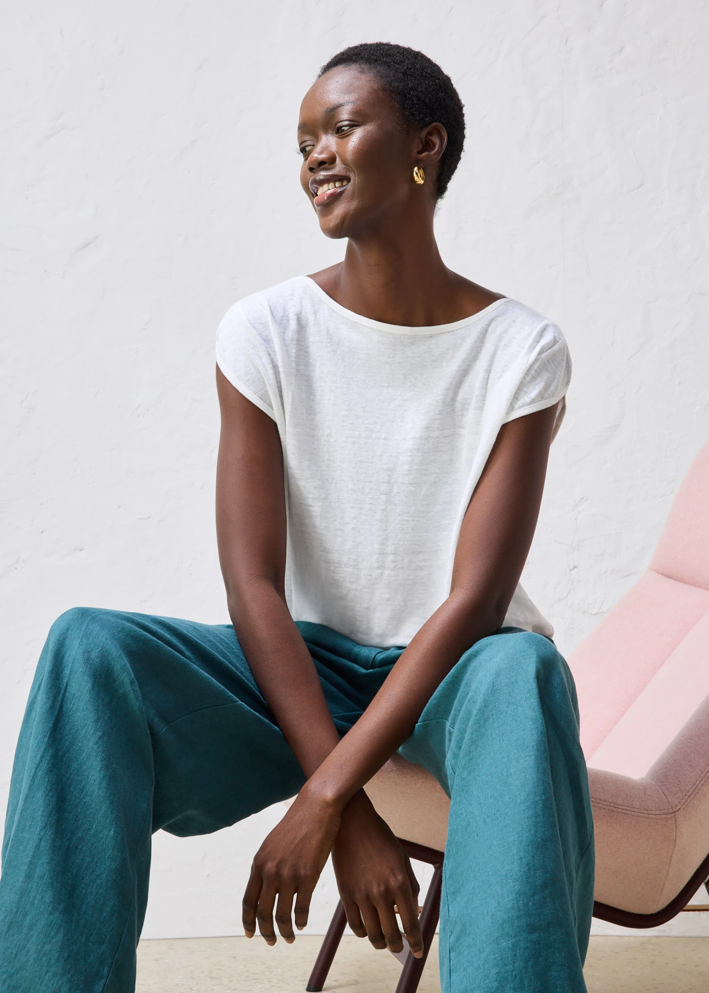 Shirt van puur linnen • wit • bonprix online shop