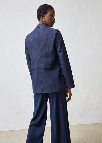 Blazer van suède • donkerblauw • bonprix online shop