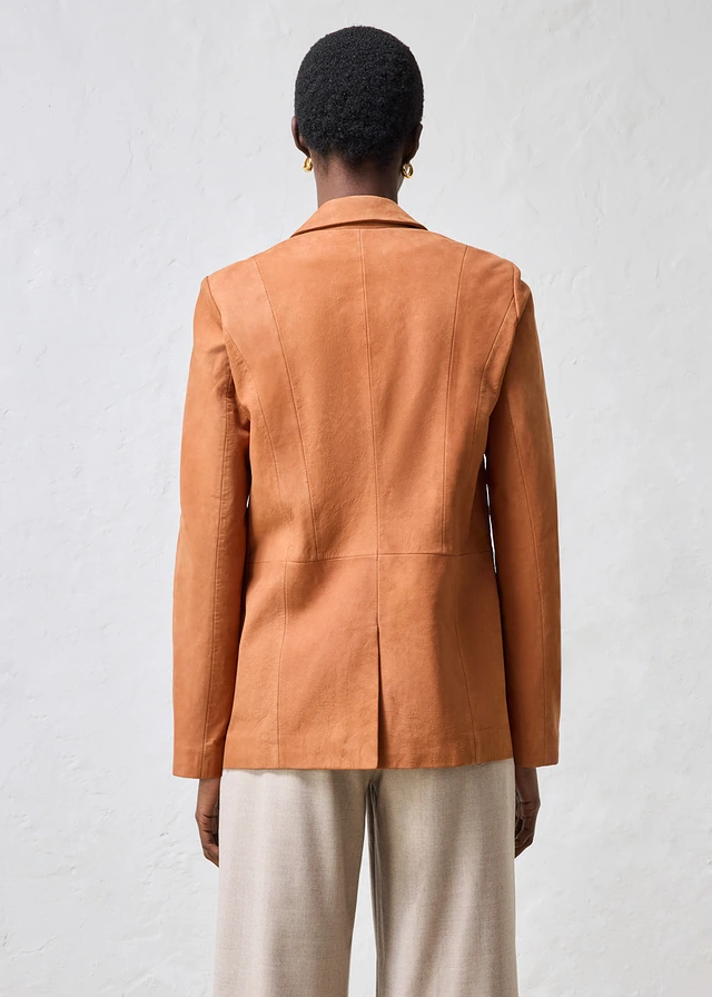 Blazer van suède • brons • product-page.page-title-suffix