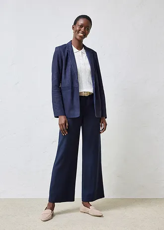 Blazer van suède • donkerblauw • bonprix online shop