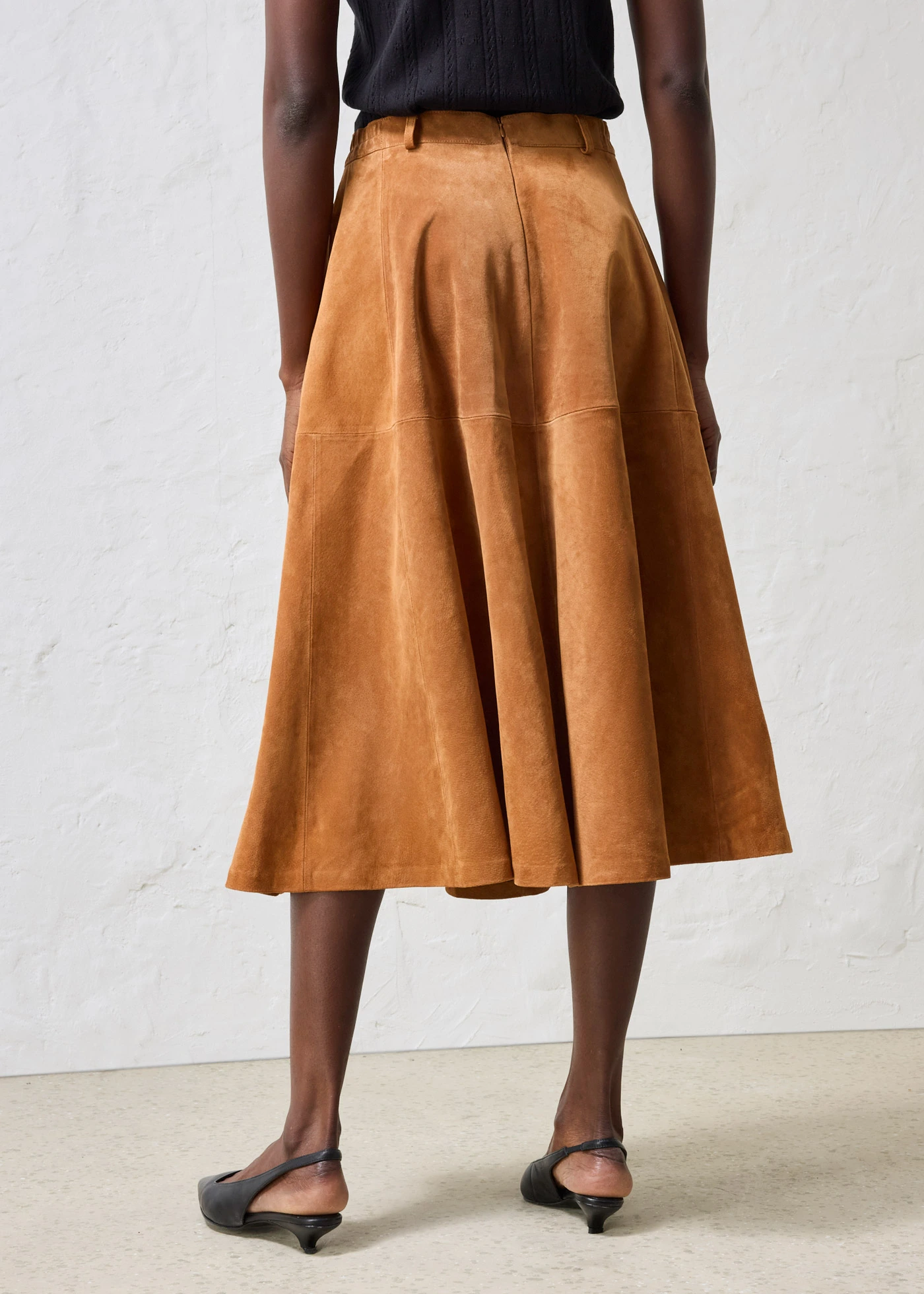 Leren rok • bronskleur • bonprix online shop