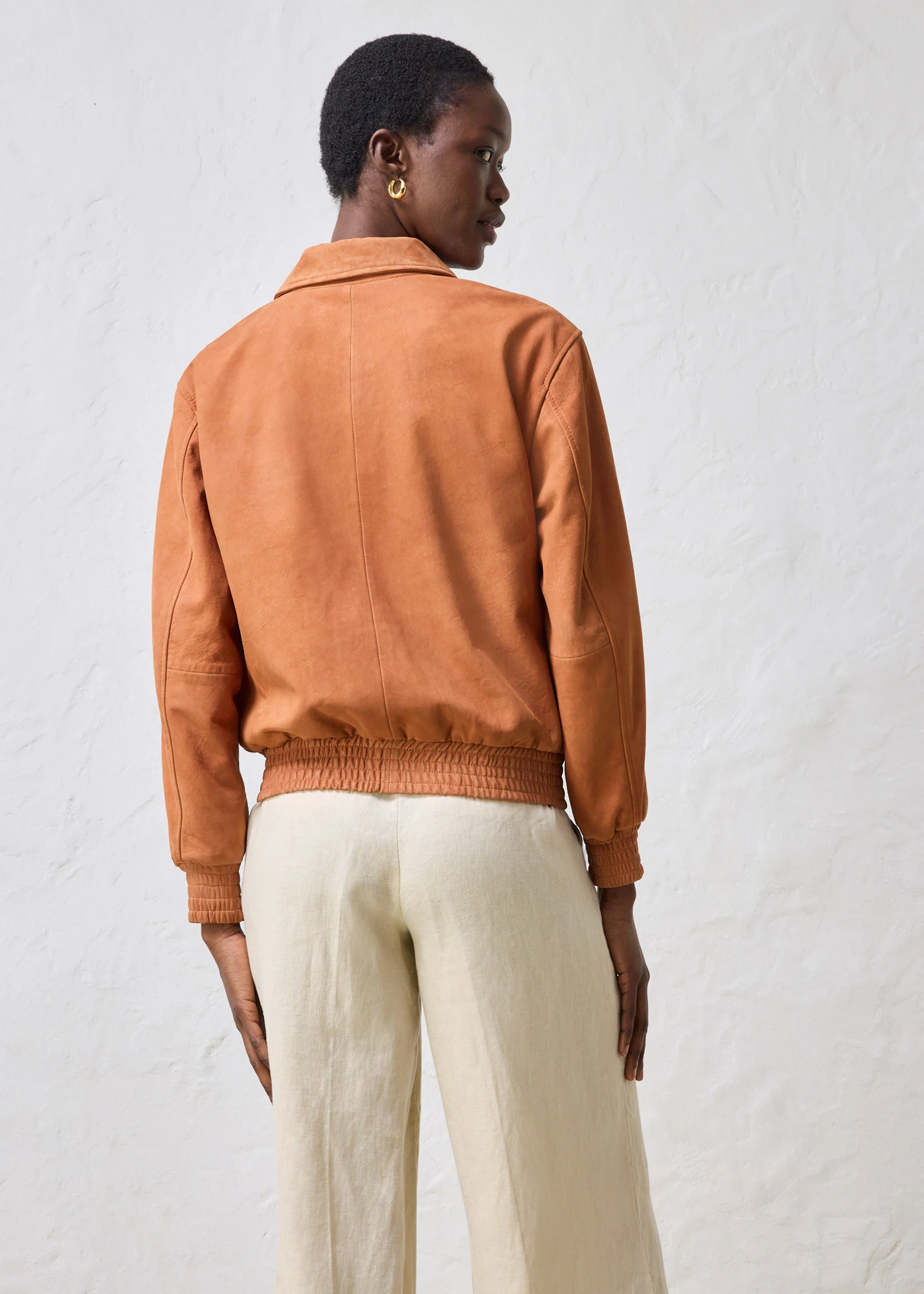 Bomber van suède • bronskleur • bonprix online shop