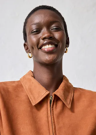 Bomber van suède • bronskleur • bonprix online shop