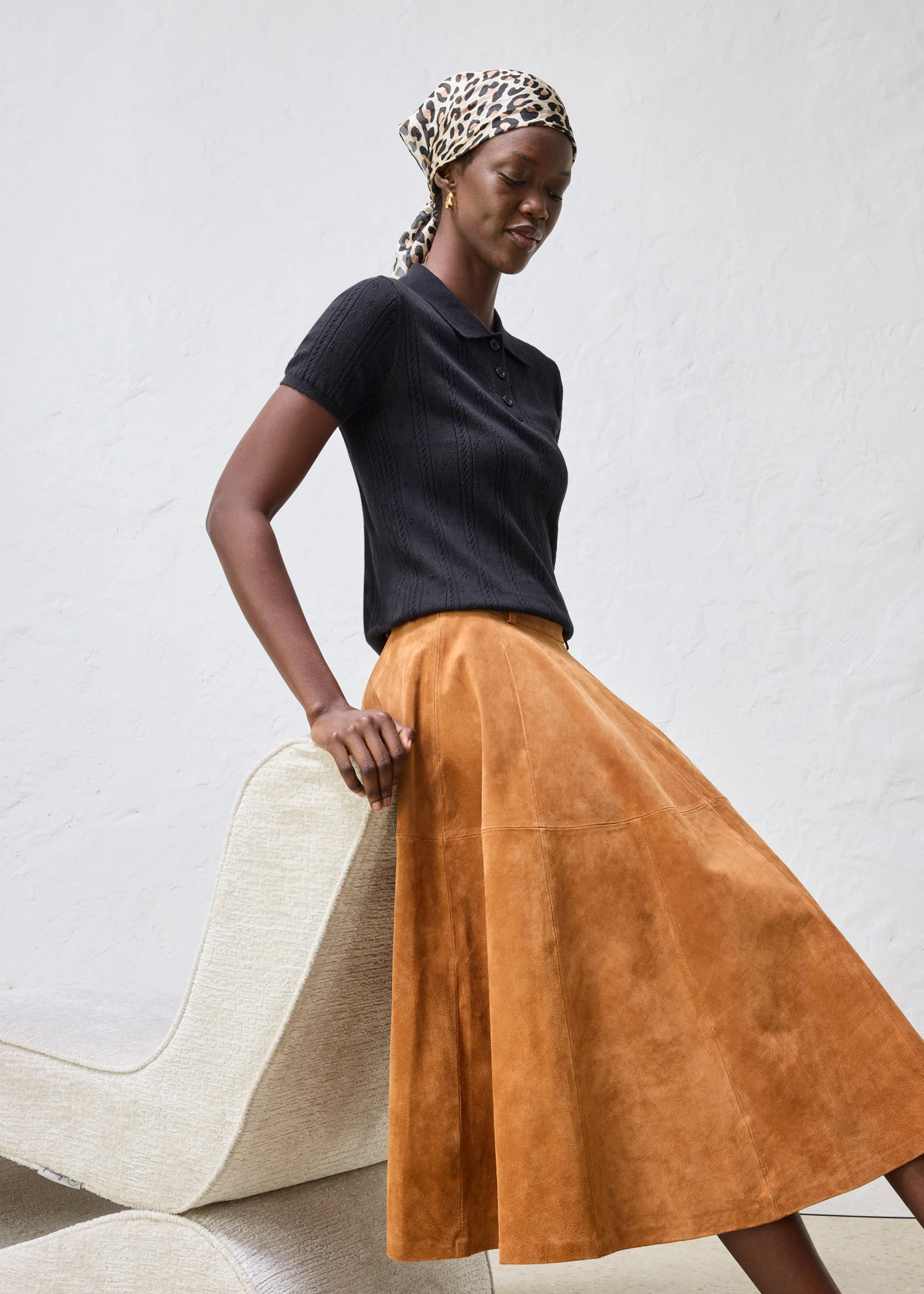 Ajour trui met zijde • zwart • bonprix online shop