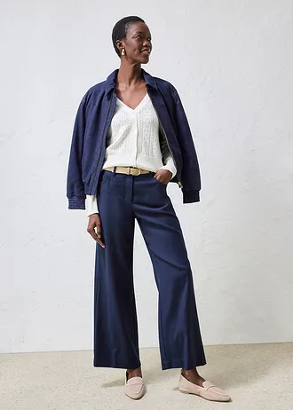 Azsúr kötött kardigán selyemmel • fehér • bonprix áruház