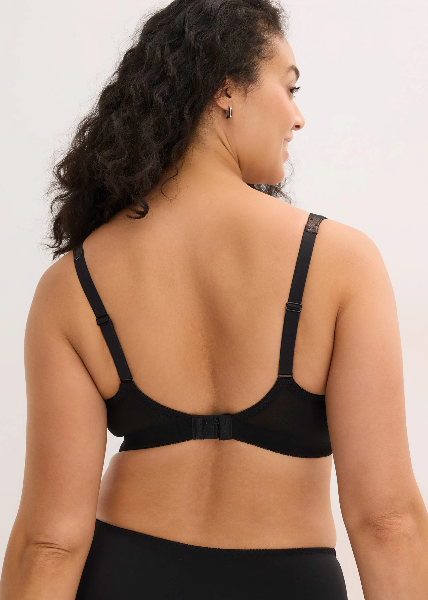 Soutien-gorge grand maintien sans armatures, bretelles rembourrées • noir-marron clair • Boutique bonprix