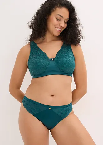 Sutien fără armătură pentru protecția spatelui, cu bretele căptușite, culoare: verde-piper