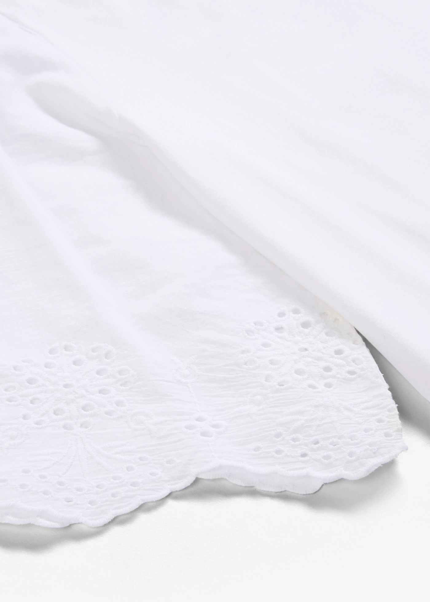 Shirt met broderie anglaise • wit • bonprix online shop