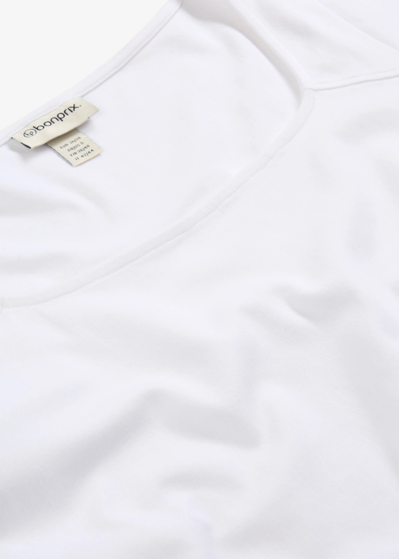 T-shirt van zwaar biologisch katoen • wit • bonprix online shop