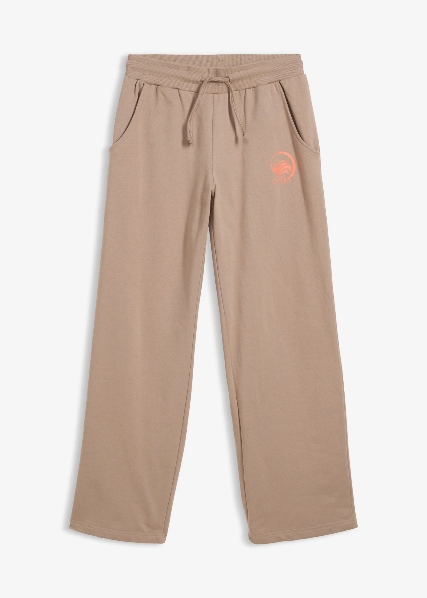 Pantalon de jogging 100% coton • taupe-saumon • Boutique bonprix