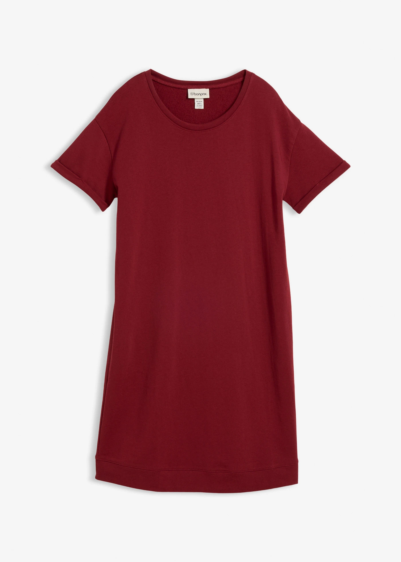Sweatjurk • robijnrood • bonprix online shop