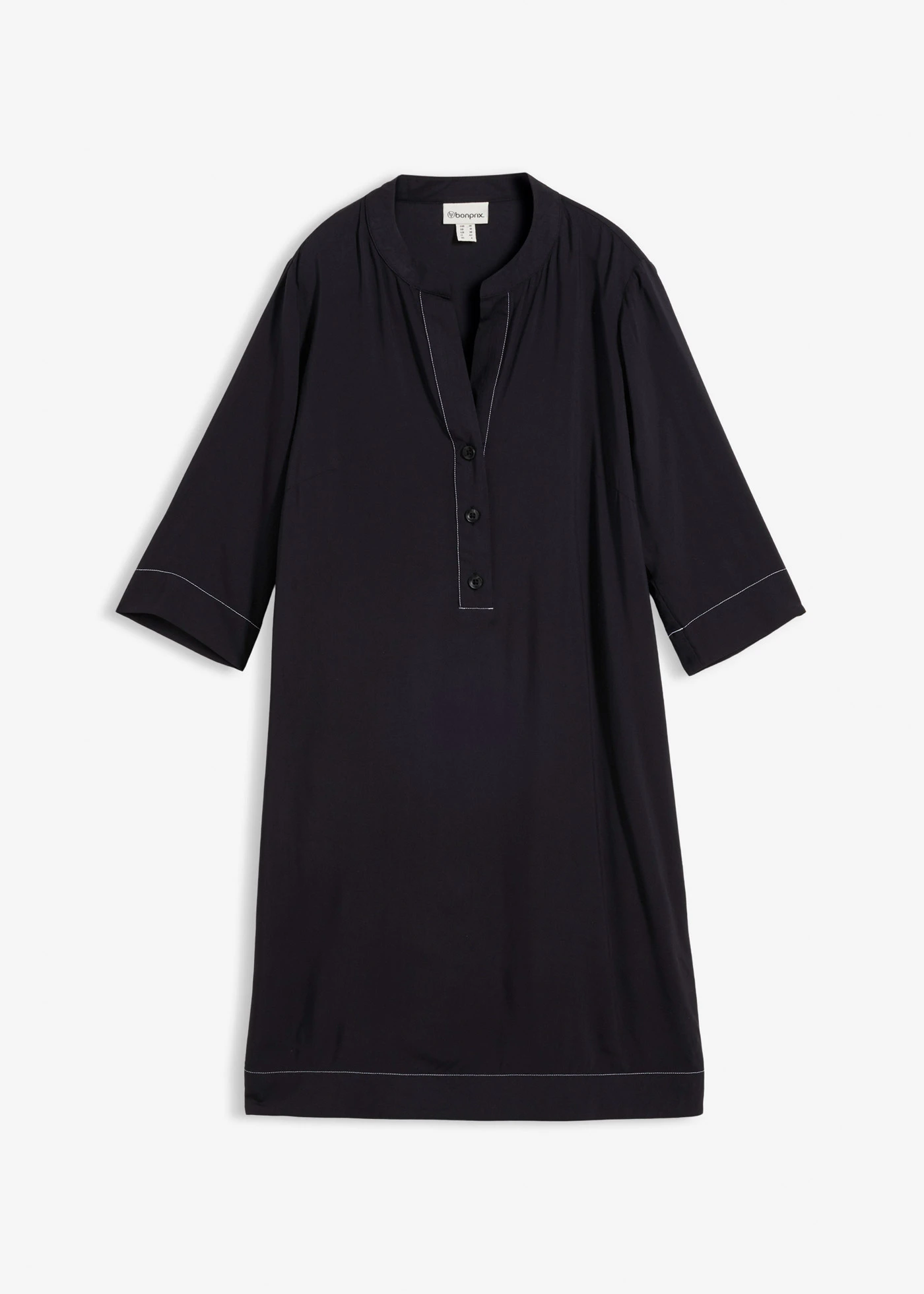 Tuniekjurk van zachte viscose • zwart • bonprix online shop