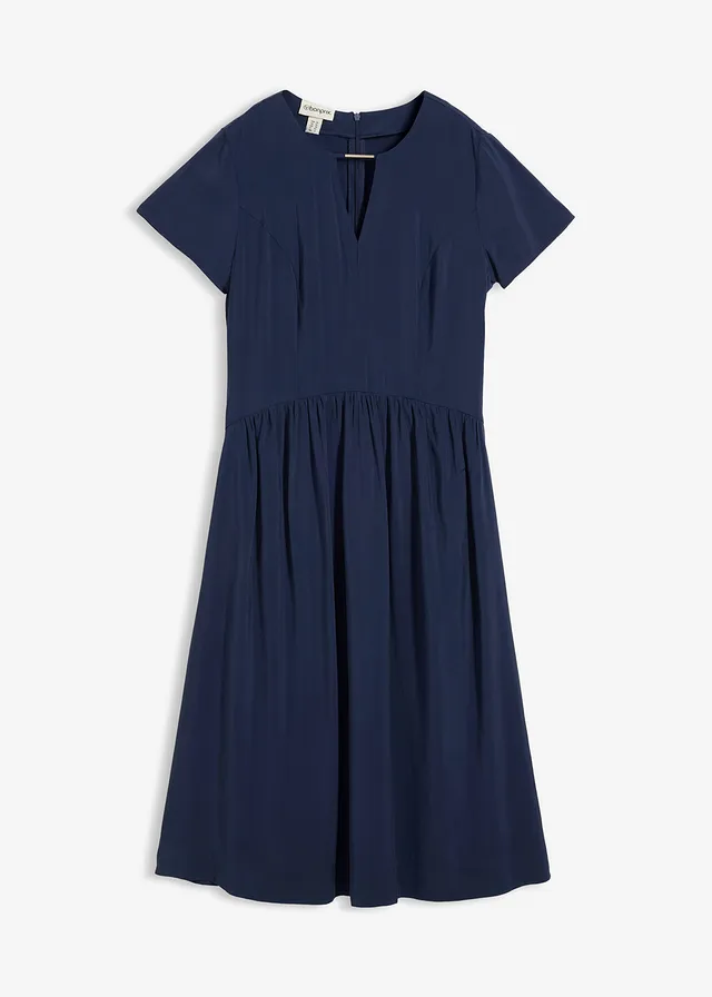 Rochie din amestec fin de viscoză • bleumarin • magazin bonprix