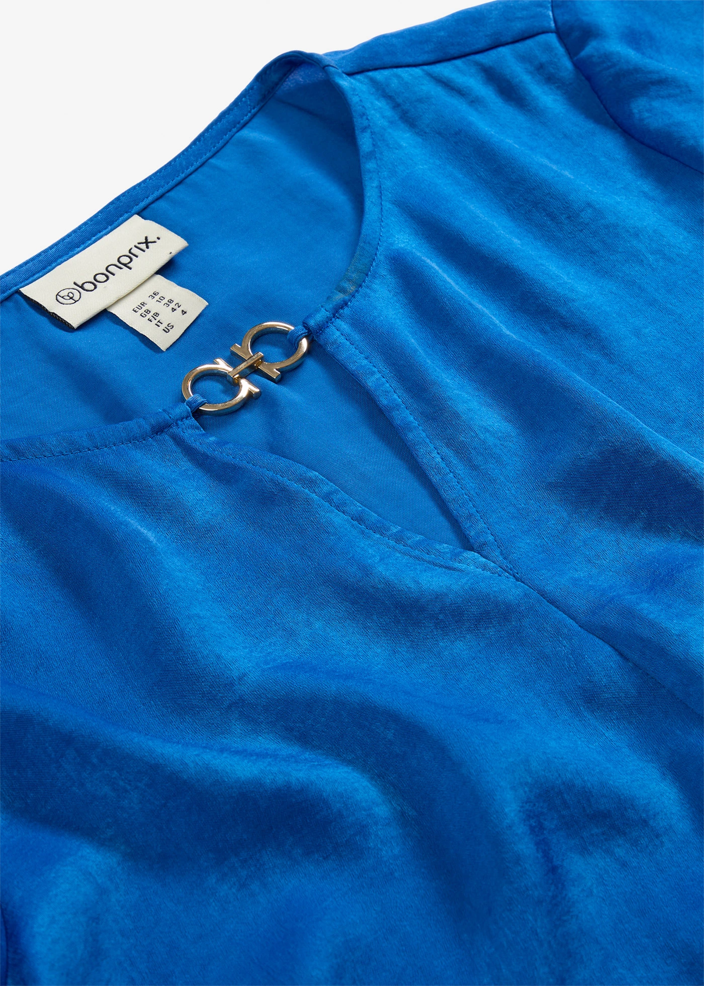 Tunique en satin fin • bleu arctique • Boutique bonprix