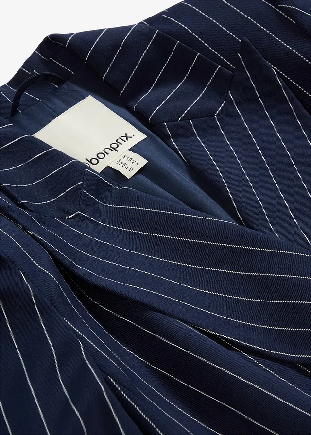 Blazer met krijtstreep • donkerblauw/wolwit gestreept • product-page.page-title-suffix