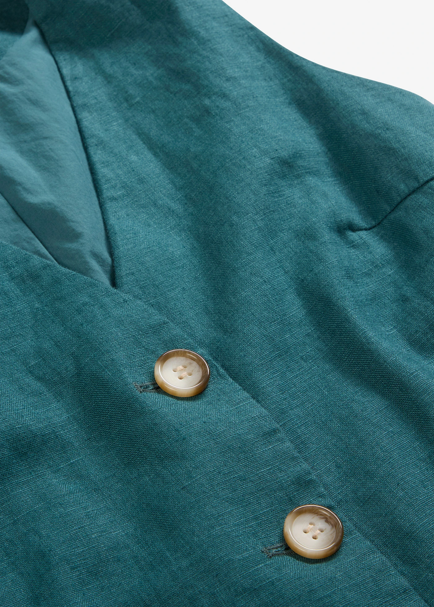 Linnen gilet • pepergroen • bonprix online shop