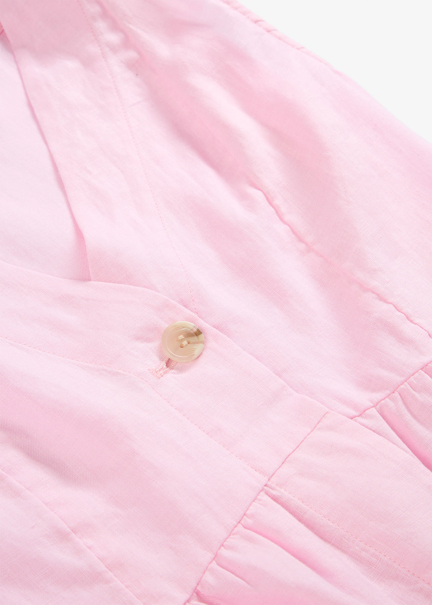 Kamizelka z czystego lnu • jasnoróżowy kryształowy • sklep bonprix