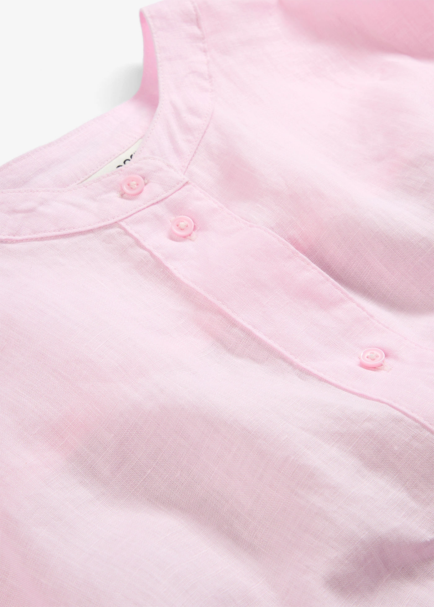 Chemisier oversize 100% lin • rose cristal • Boutique bonprix