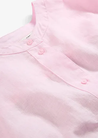 Oversized blouse van puur linnen • kristalroze • bonprix online shop