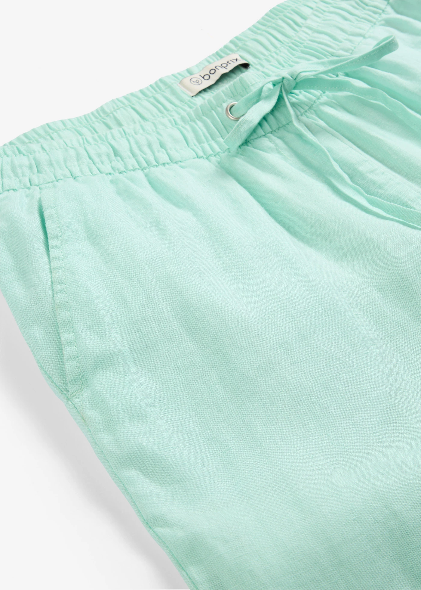 Broek van puur linnen • lichtmint • bonprix online shop