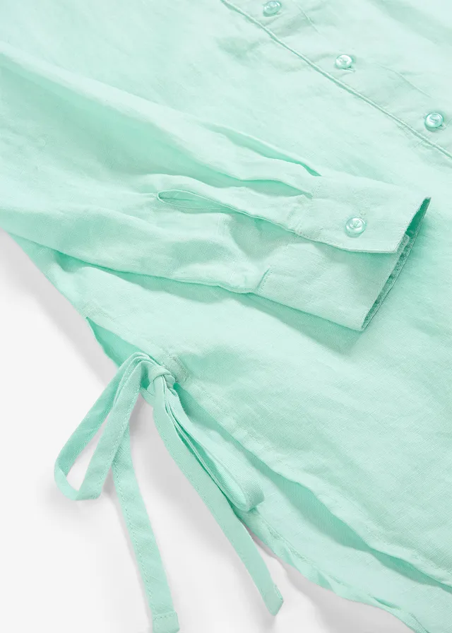 Chemisier 100 % lin • menthe clair • product-page.page-title-suffix