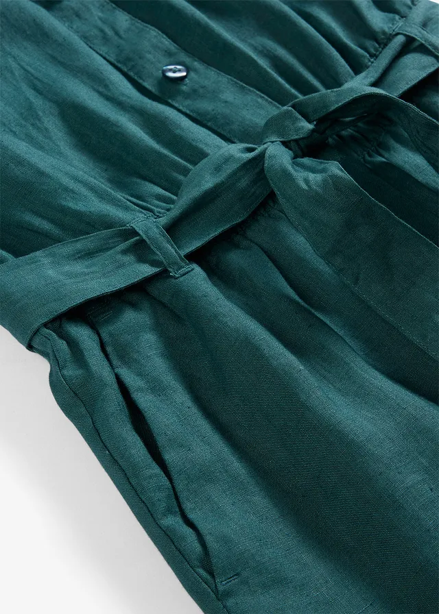 Combinaison 100% lin • vert poivre • product-page.page-title-suffix