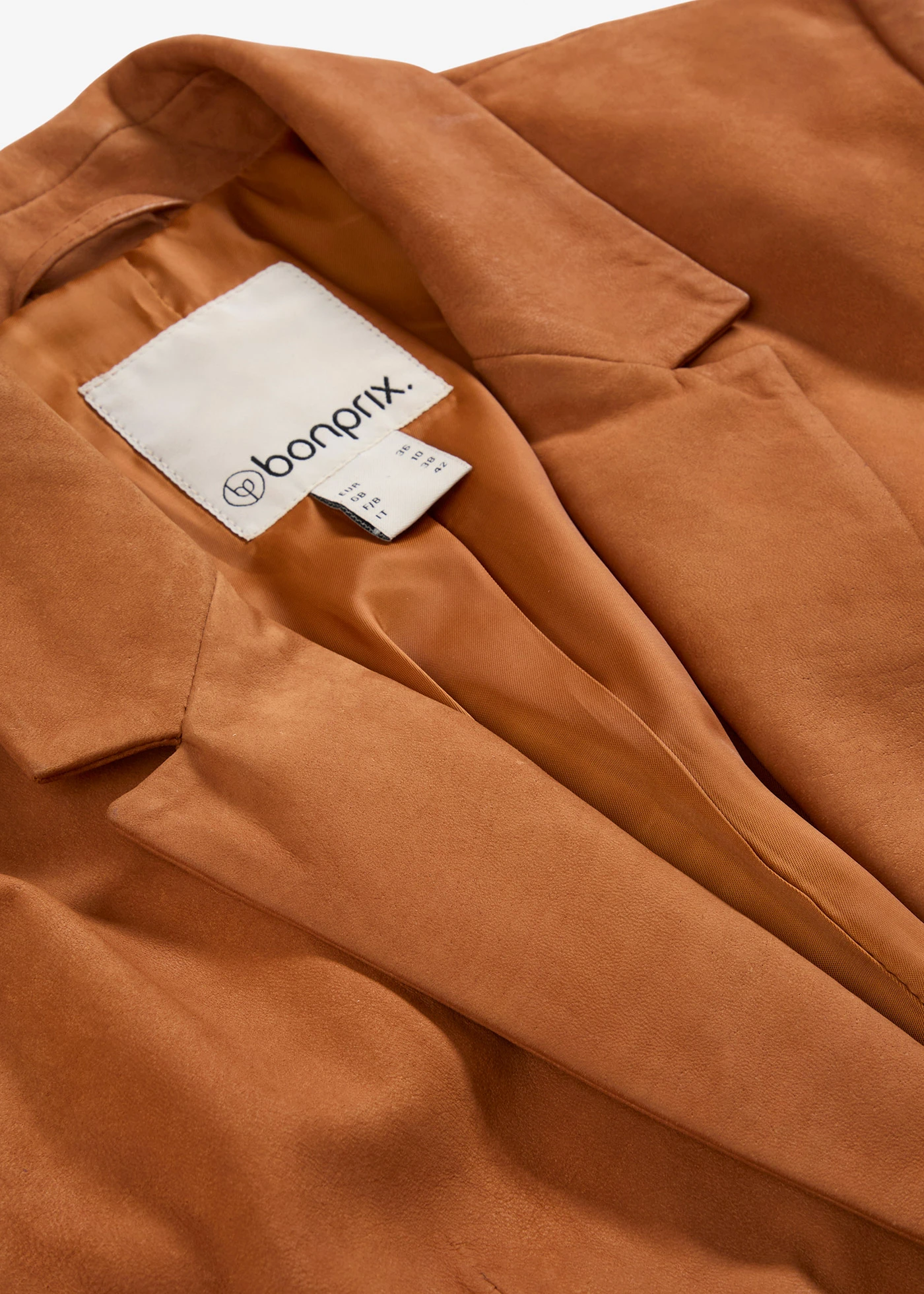 Blazer van suède • brons • bonprix online shop