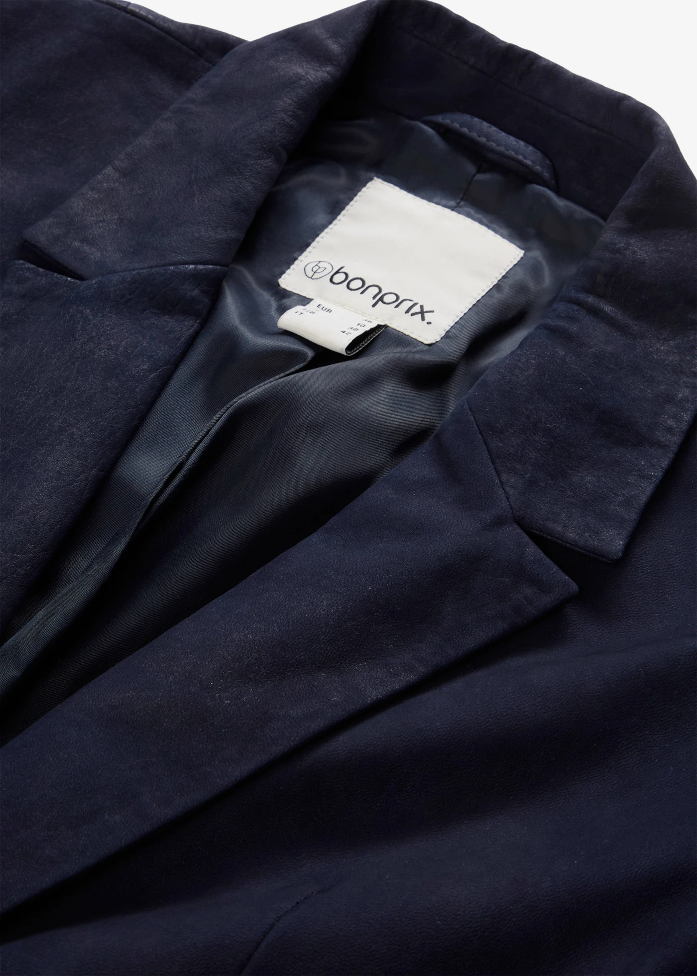 Sacou din piele întoarsă • bleumarin • magazin bonprix