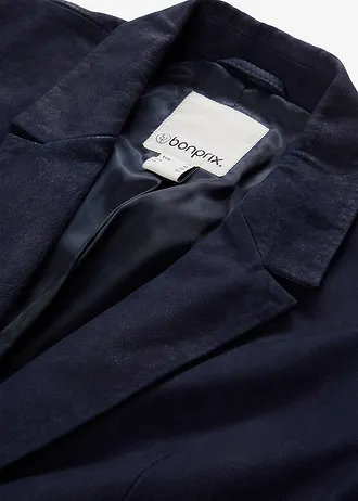 Blazer van suède • donkerblauw • bonprix online shop