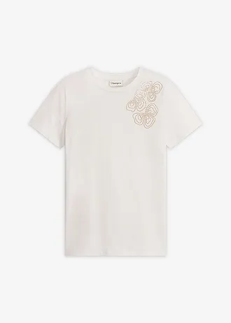 T-shirt en coton • ecru • Boutique bonprix