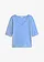 Shirt met kant, Kleur: middenblauw