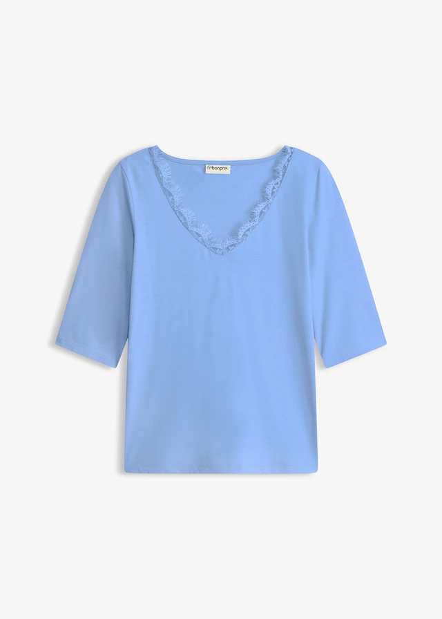 T-shirt à dentelle